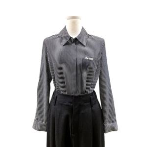[비지트인뉴욕]포켓자수 스트라이프 셔츠 VA9LS90A