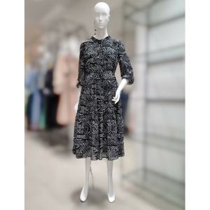 [씨]MARIOSI기하학패턴 스트랩 쉬폰 원피스SIOAD95610