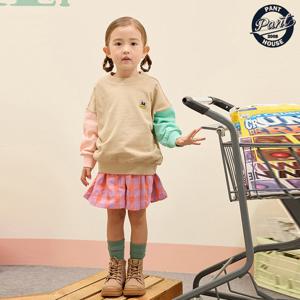 [팬콧키즈] 팝아이즈 컬러블럭 맨투맨_PKTTACR05U