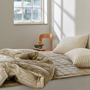 [파르페by알레르망] 리오 60수 면모달 밍크극세사 차렵이불패드세트 Q