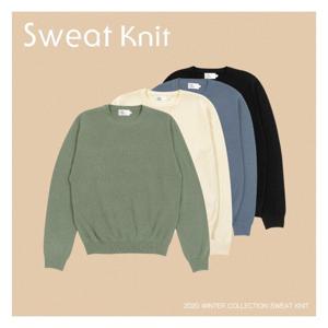 [크리스크리스티][크리스크리스티]  크루넥 니트_KKMBLWFCR01