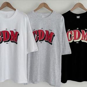 반팔티 이니셜 빅사이즈미시옷 305O340S 루즈 여성큰