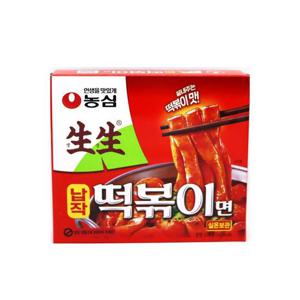 농심 생생 납작떡볶이면 258g