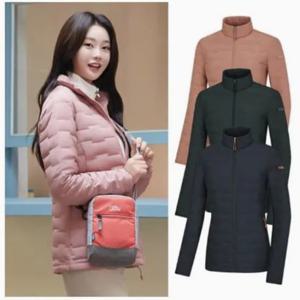 [콜핑]LD33 여성 겨울 구스다운 충전재 경량성 보온성 튜브 다운 자켓 KUJ6850W