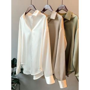 [클라셰]클라셰 (77까지)글로시루즈셔츠블라우스_B5S0092