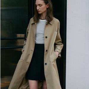 [앤클라인(여성의류)]싱글 버튼 트렌치코트 9H4BY7250