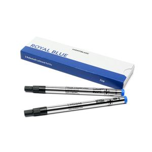 몽블랑 르그랑 수성펜 리필심 (F) 로얄 블루 2개입 128227