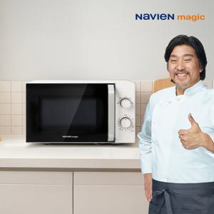 나비엔 매직 MWR-1201MT 다이얼 전자레인지 화이트
