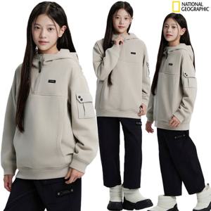 내셔널지오그래픽키즈 어드벤처 아르켈론 더블웜 믹스 후드티셔 츠254UHD230