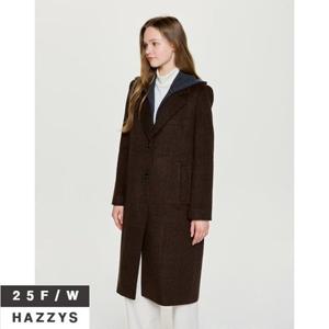 헤지스여성 HSCO5D013 캐시미어 블렌디드 테일러드 싱글 롱코트