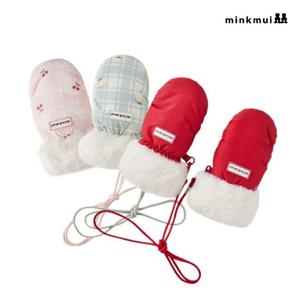 [밍크뮤]PK 체리체크스노우방수장갑 35C1485301 35C14-853-01 02 03 출산백일돌선물