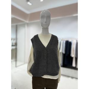 [숲]V넥 오픈단추 니트베스트  SBAVK312