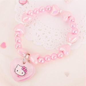 아트박스/키즈키즈 헬로키티 스팽글 하트 팔찌C87103
