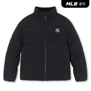 [카리나 PICK][MLB공식] 25FW 베이직 커브 패딩 NY (Black) 3ADJB2056-50BKS