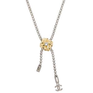 [엘러브] 샤넬 25A 크리스탈 태슬 네크리스 골드/실버 5ET1763