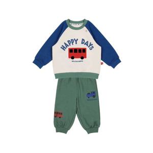 벨리타앤보이즈 베이비 버스 컬러블럭 맨투맨 조거상하복 BB5FST11GN