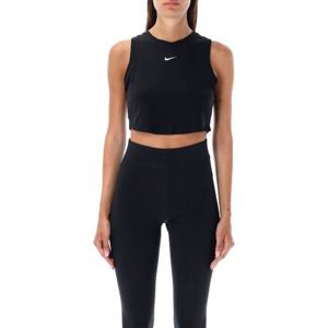 나이키 로고 리브 트림 크롭 탱크 탑 25PFB8279 010