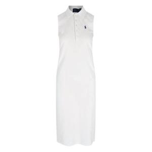 폴로 랄프로렌 미디 원피스 211 968292 001 White