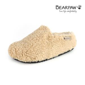 [베어파우(슈즈)]키즈 MINDY KIDS 뽀글이 털 슬리퍼 2컬러 (K812ND-K-EGR)