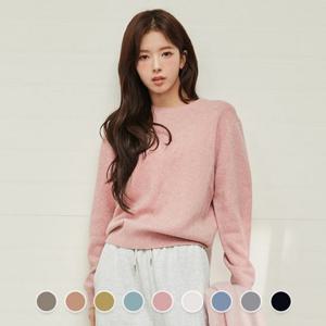 [지오다노]여성 라운드넥 메리노 울 100 니트 스웨터 355917/05355917