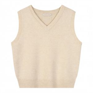 플라스틱아일랜드  (PR4KV162) 브이넥 니트 베스트