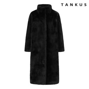 [탱커스] 베이직 하이넥 퍼 롱 코트 (TX4CT001L0)