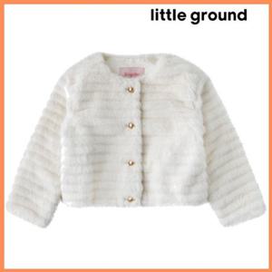 [리틀그라운드8] 루즈페(75C19-105-01)퍼리숏자켓 아동여아자켓 아우터 모던룩 겨울 선물 입학