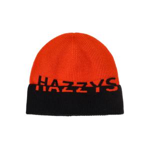 헤지스 골프 25FW 오랜지 남성 로고프린트 울캐시미어 모자 HUHE5F703O2