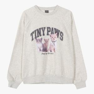 [유솔(아동)]GIRLS 기모쭈리 그래픽 맨투맨 (2컬러) ULMA25T51