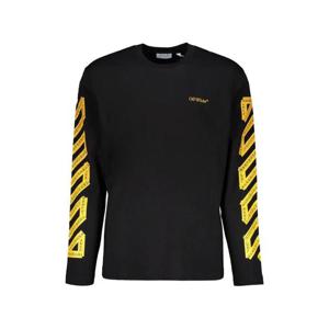 25 FW 오프화이트 긴소매 그래픽 로고 티셔츠 44MAB086G5J00B TP443749873