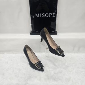 [미소페]By미소페 여성 모던 포인트 버클 힐 112HT411SS006 BLAC