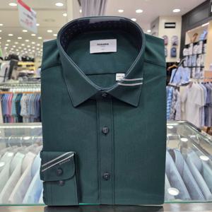 [레노마셔츠]트리코트 슬림핏 긴소매ROFSL1408GEC_GN