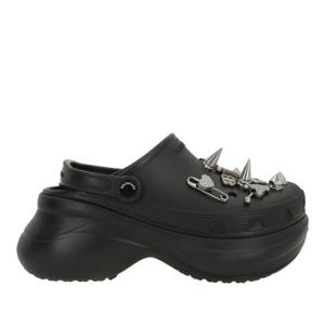 발렌시아가 블랙 러버 플랫폼 샌들 720762 W0FP91000