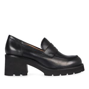 도우칼스 가죽 레이즈드 에이프런 스티치 로퍼 DD8810SWANUF214