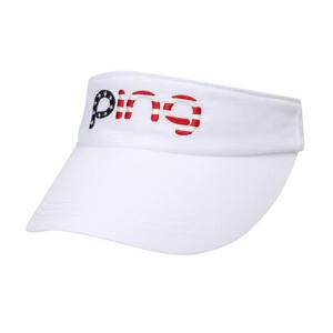 [핑]엿성 성조기 로고 썬바이저 121E2CP355_WH_IC