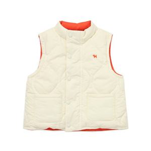 블루독베이비 10 25FW신상 (RD)하이넥 퀼팅 덕다운 베스트A (45A19130011)