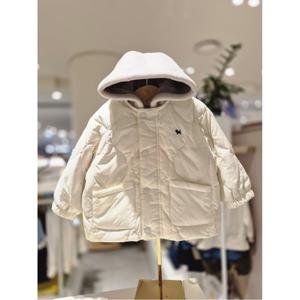 블루독베이비 10 25FW신상 (CR)플리스 후드 덕다운 점퍼A (45A19114011)