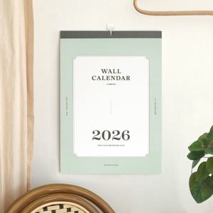 아이코닉 2026년 월 캘린더 [심플 디자인 벽걸이 달력 벽달력]
