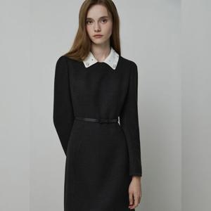 잇미샤 진주 카라 원피스 ITPBWOP810