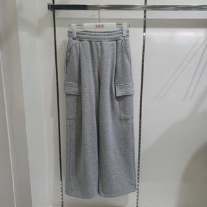 [소이]원턱 카고 와이드 기모바지 25W5204_GY_KG