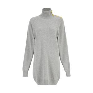 25 FW 발렌시아가 배트윙 버튼 미니 드레스 FF0R9382KI87 TP444162870