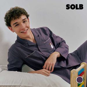 [솔브] 50수 선염체크 비글와펜 남성 파자마(SPA2531M)[SPA2531M]