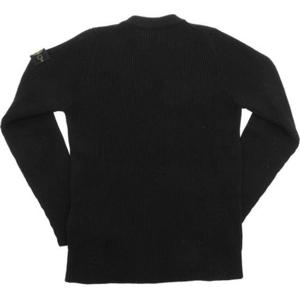 스톤아일랜드  21FW 스톤 키즈 와펜 패치 골지 풀오버 니트(블랙) 7516507A3 V0029