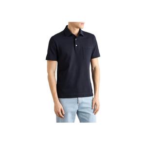 에르메네질도제냐 남성 코튼 PK 반팔(네이비) UF392A9 F752 B09