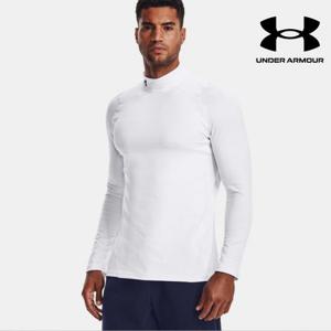 [언더아머(백)]남성 이너 기모 모크넥 긴팔 티셔츠 ColdGear 헬스 컨프레션 1366066-100