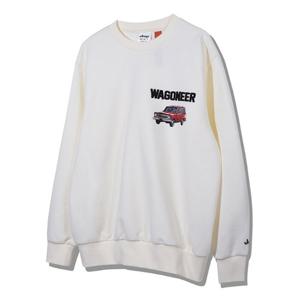 지프 왜고니어 시리즈 루즈핏 남녀공용 맨투맨 JP1TSU845IV