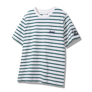 지프 클래식 보더 남녀공용 반팔티 JQ8TSU111GN