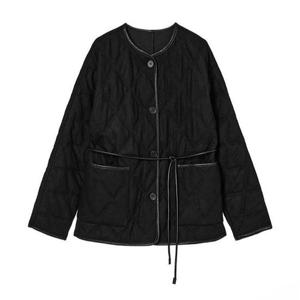 [올리브데올리브]리버시블 레자배색 퀼팅 경량패딩(OP5WMA91-DG-EL)