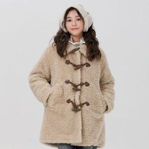 [오션스카이]여아 보아 더플 롱 코트-EFJG4376D0X