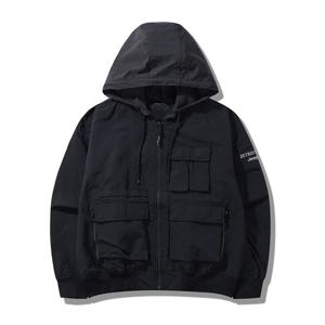 지프 후드 탈부착 항공점퍼 JQ1JPU203BK